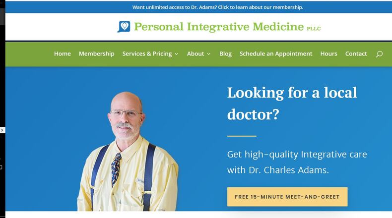 Dr. Charles C. Adams operates Personal Integrative Medicine in Ringgold, Ga. A federal lawsuit alleges that his website has promoted use of chelation therapy as an anti-aging treatment, to improve bone growth and prevent cancer, among other uses. The lawsuit accuses him of billing Medicare for chelation treatment that was medically unnecessary.