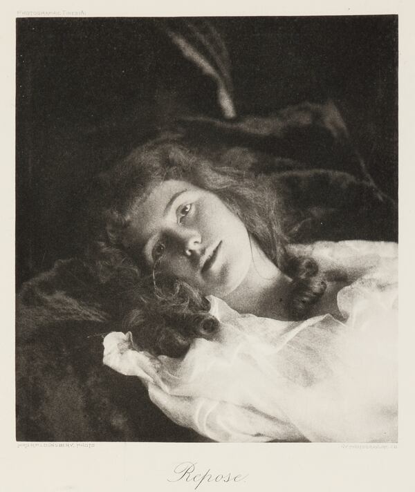 "Repose," by Edith H. DeLong, is one of 100 photos in the new High Museum of Art exhibition, "Underexposed: Women Photographers from the Collection."