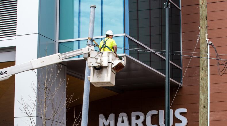 Piedmont Hospital finished Phase I construction on the Marcus Tower this summer. It has met a funding goal of $15 million and will begin Phase II in January 2022.
(Jenni Girtman for the Atlanta Journal Constitution)
