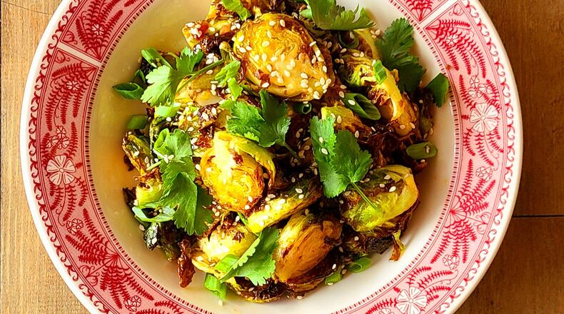 Southern Bistro’s Crispy Brussels Sprouts with Apricot-Mustard Glaze. (Courtesy of Justin Keith)