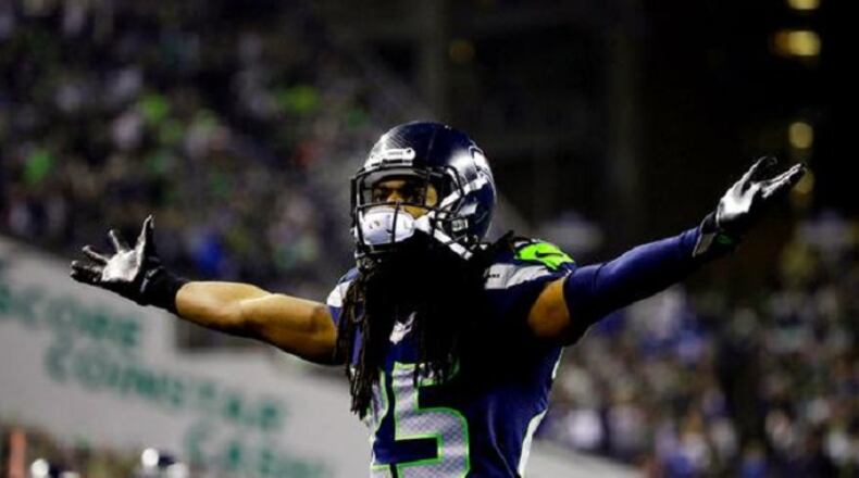 Seattle Seahawks cornerback Richard Sherman.