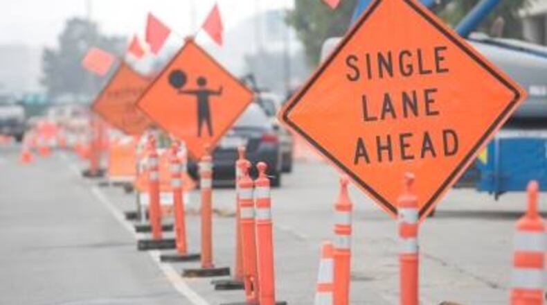 Upcoming road construction in Peachtree City will include an additional eastbound left turn lane from MacDuff Parkway onto Hwy. 54. Courtesy Peachtree City