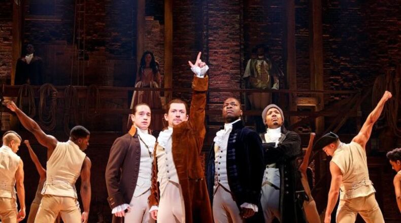 "Hamilton" finally arrives in Atlanta on May 22 for a run through June 10 at the Fox Theatre. Photo: Joan Marcus.