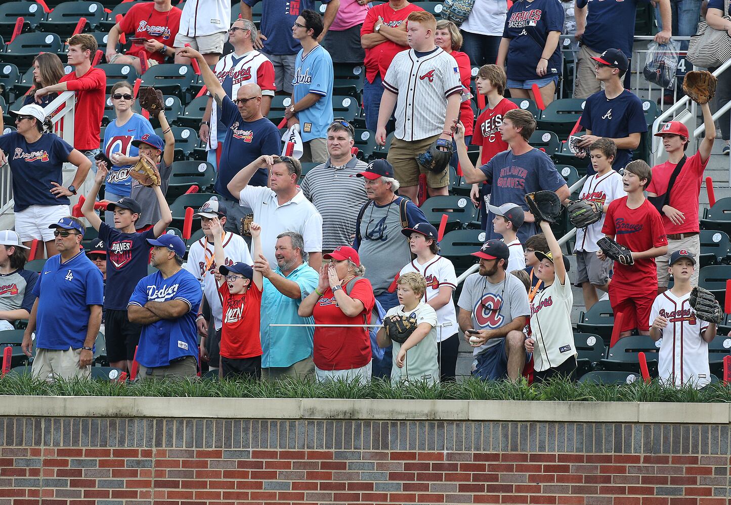 Photos: The scene at the Braves’ first playoff game at SunTrust Park