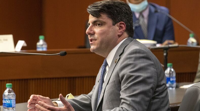 Georgia Rep. Chuck Efstration, the chairman of the House Judiciary Non-Civil Committee, said he plans for the panel to examine whether and how the state should update the state’s citizen’s arrest law. (ALYSSA POINTER / ALYSSA.POINTER@AJC.COM)