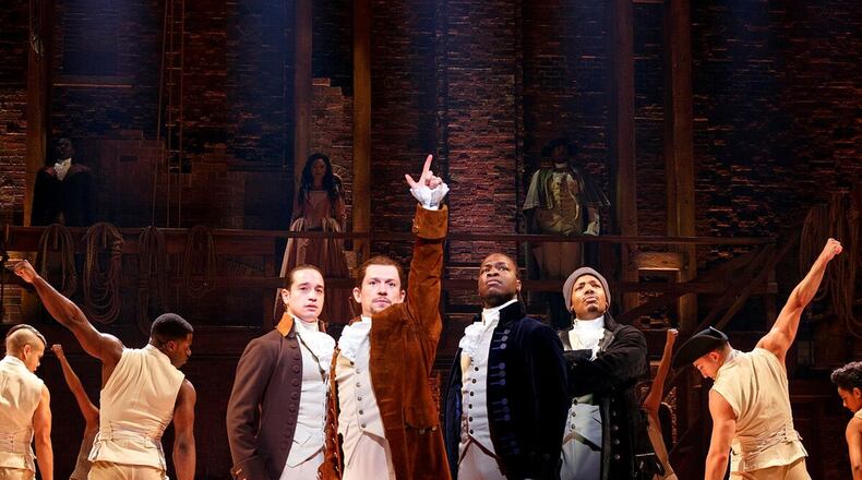 "Hamilton" will play the Fox Theatre May 22-June 10, 2018. Photo: Joan Marcus