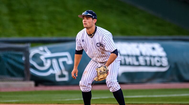 Georgia Tech third baseman Trevor Craport was selected in the 11th round of the major league draft by the Baltimore Orioles. (Danny Karnik/GT Athletics)