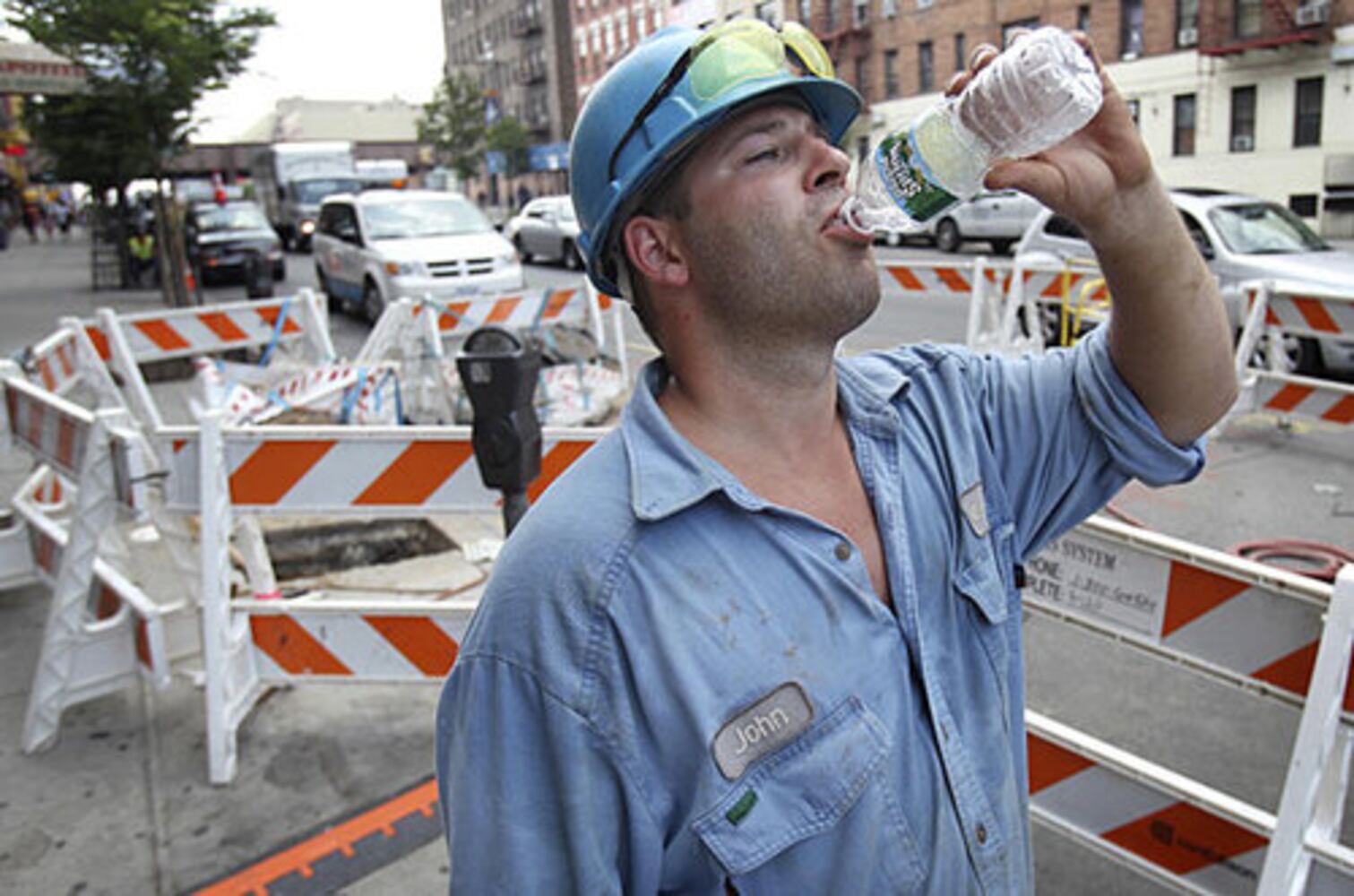 Hot air day on tap for workers
