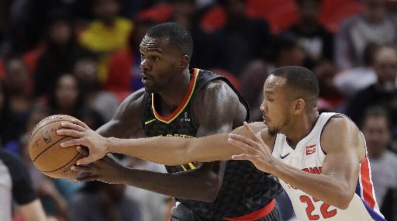 Hawks center Dewayne Dedmon plans to shoot 3-pointers. (AP Photo)