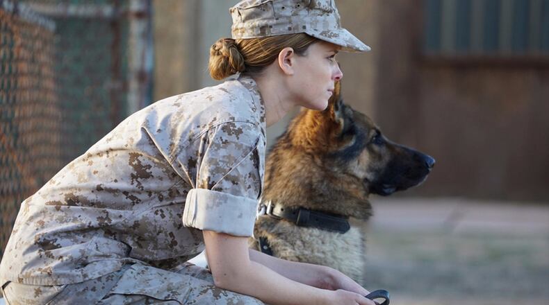 Kate Mara stars as Megan Leavey in the film “Megan Leavey.” Contributed by Bleecker Street Media
