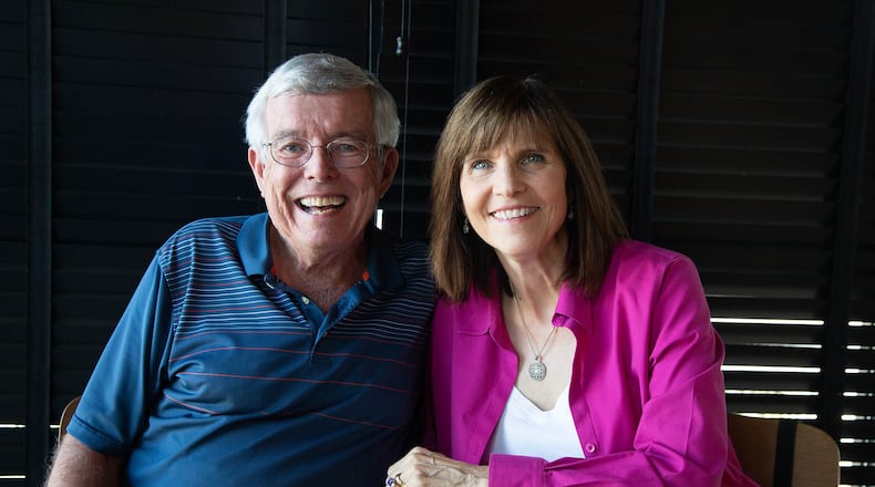 Rich McGuinness and Pat Fiorello created an “Unleashing Kindness” Facebook group. Photo by Phil Skinner