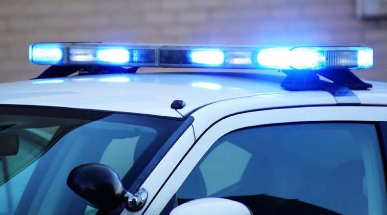 File photo of police lights