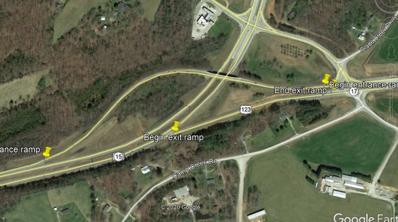 GDOT will be completing contract maintenance work in the Clarkesville area of Habersham and Banks counties to improve the driving surface of the Ga. 365 exit ramps and to replace slabs on Interstate 85. (Courtesy GDOT)