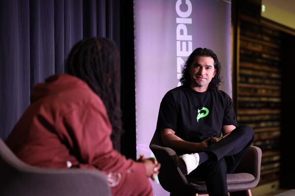 Adam Wexler (right) is the CEO of PrizePicks, a fantasy sports company that is based in Atlanta and is expanding its headquarters.