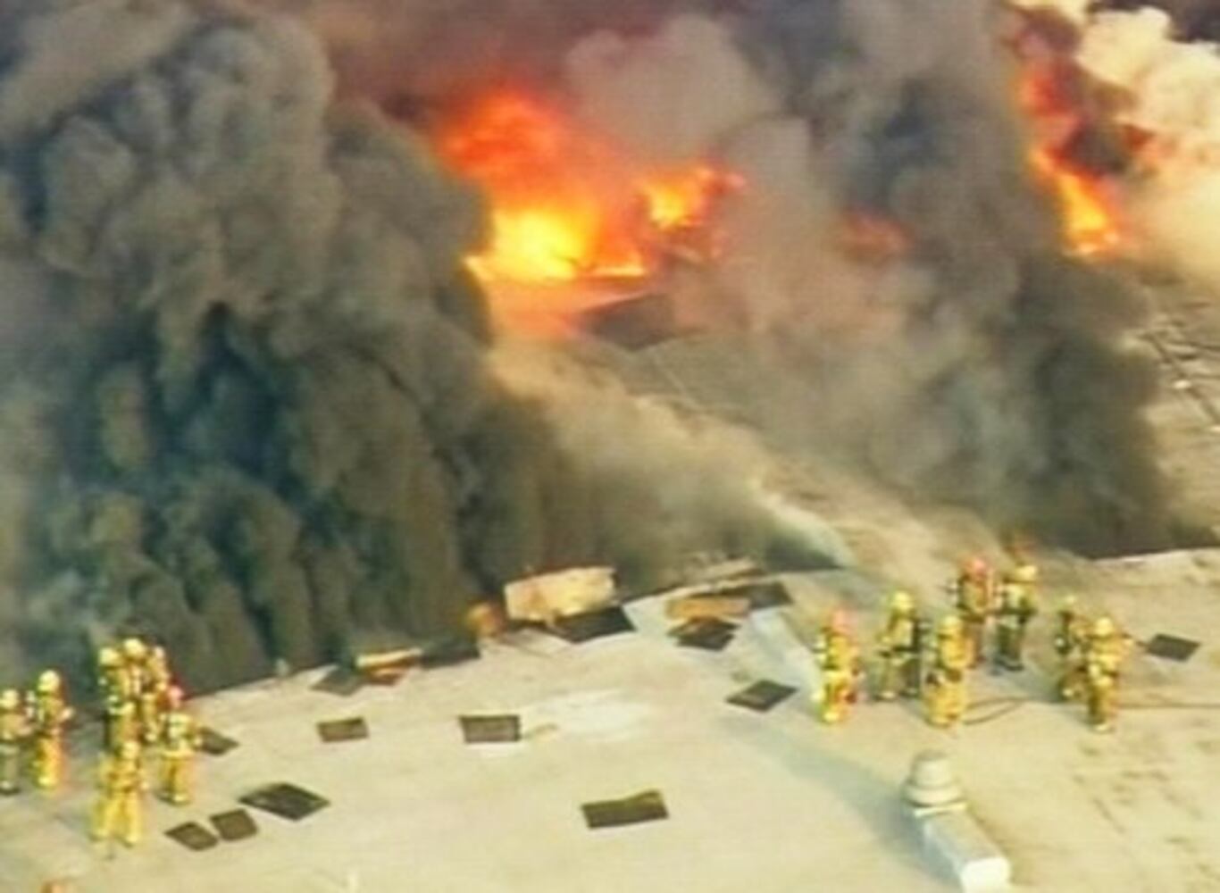 Fire at Universal Studios