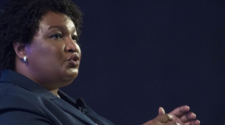 Georgia Democratic gubernatorial candidate Stacey Abrams, shown here in August, has released her health care plan. (PHOTO by ALYSSA POINTER/ALYSSA.POINTER@AJC.COM)