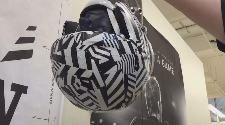 The more a helmet absorbs of the impact -- the safer it is.