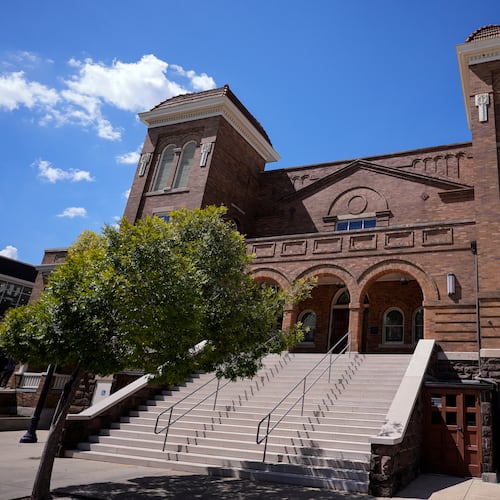The 16th Street Baptist Church is seen Sept. 9, 2026, in Birmingham, Ala. (AP Photo/Mike Stewart)