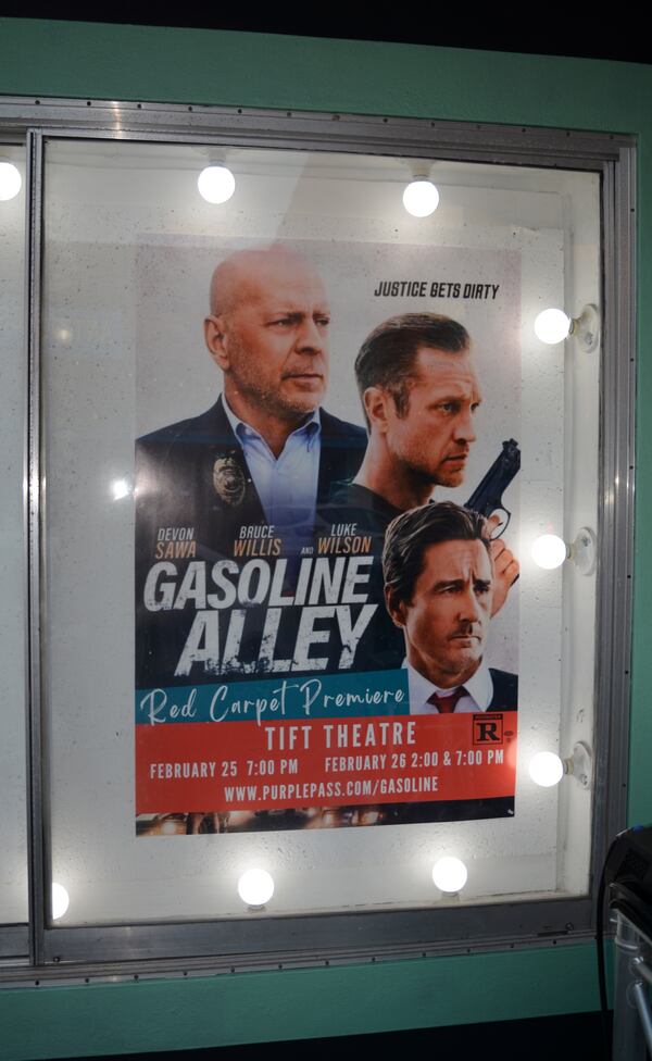 'Gasoline Alley' features Hollywood actors Bruce Willis and Luke Wilson. (Courtesy of Carlton Fletcher)