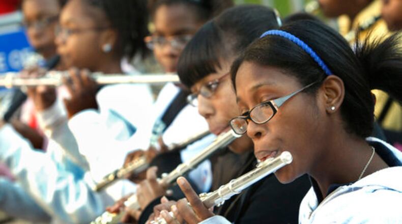 Students from KIPP WAYS Academy perform at a school event. Founded in 2003, KIPP WAYS Academy was the first KIPP Metro Atlanta school to open. WAYS stands for West Atlanta Youth Scholars. (AJC file photo)