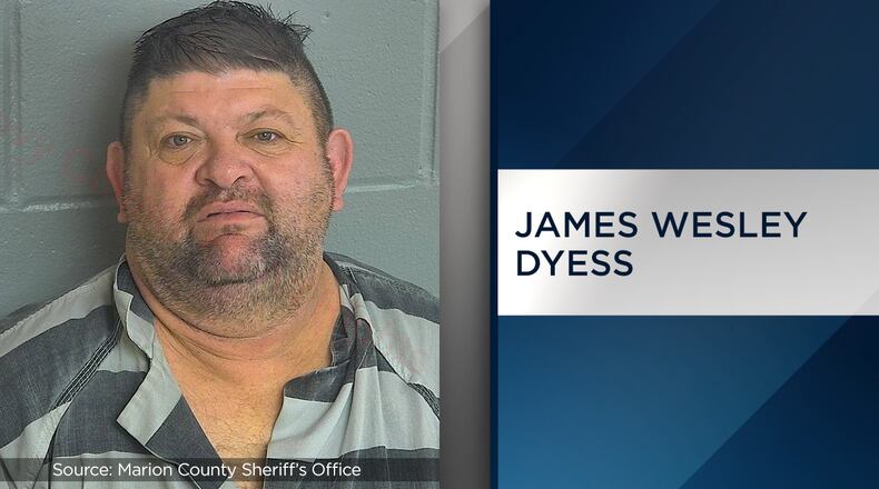 James Wesley Dyess is accused of abducting, attempting to molest teenage girl (via WFTV.com)