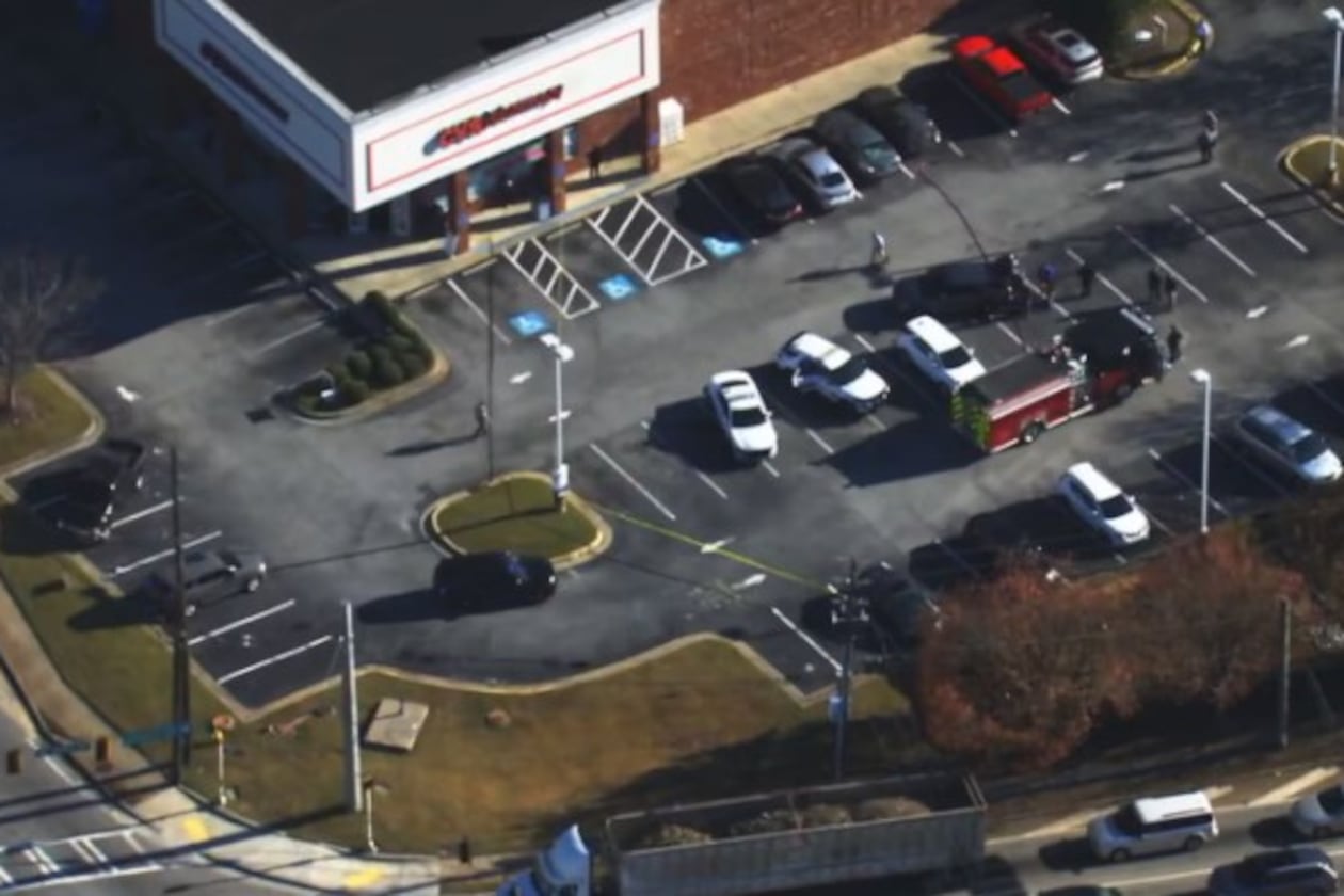 A woman was shot in the head Friday afternoon outside a CVS in Loganville, according to police. (Courtesy Channel 2 Action News)