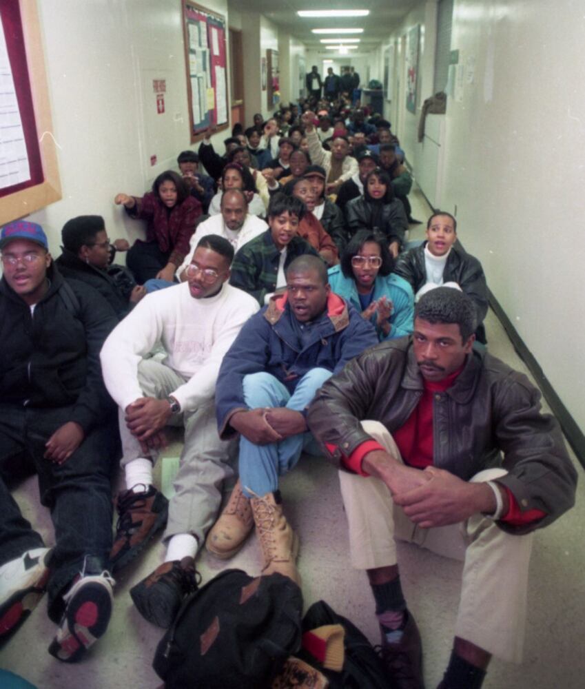 Photos: 1992 GSU sit-in protest