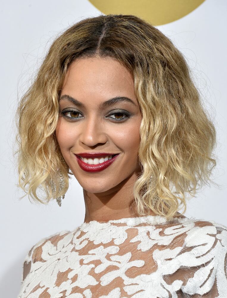 Beyonce as a blonde