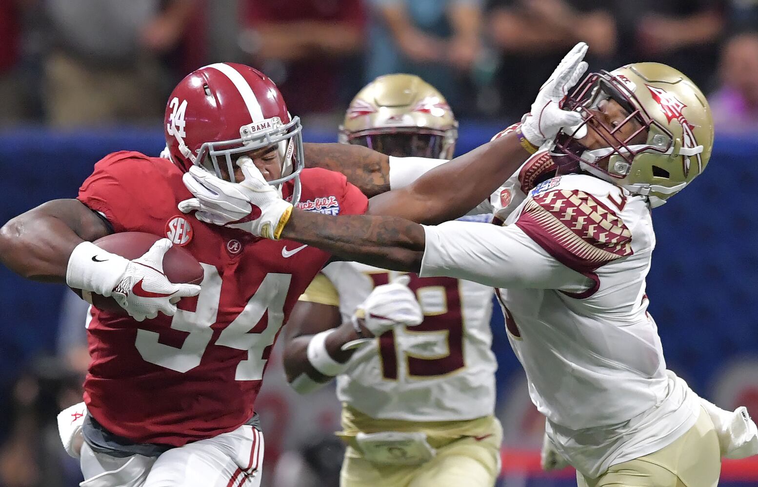 Photos: Alabama, FSU play at Atlanta’s Mercedes-Benz Stadium