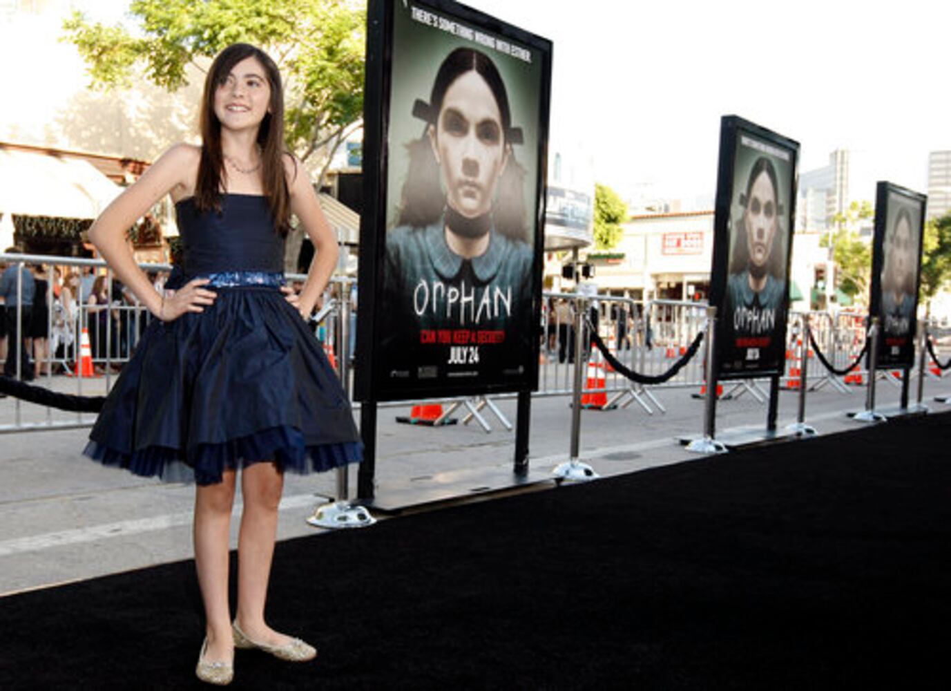 Angelic smiles at 'Orphan' premiere