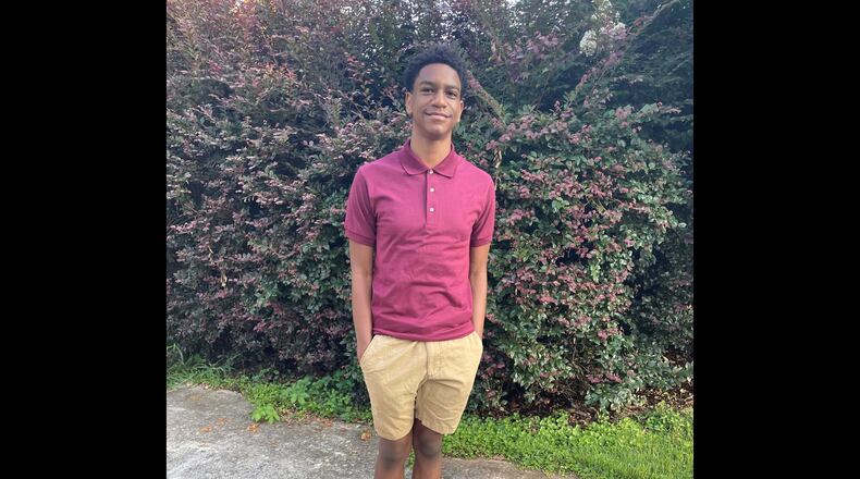 Maynard H. Jackson High School student Bryce Brooks, 16, died while trying to save some children who appeared to be drowning. (Family photo.)