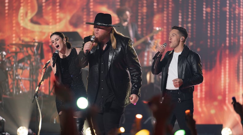 Abi Carter, Will Moseley and Jack Blocker entered the "American Idol" season 22 finale May 19, 2024 vying for the crown. (Disney/Christopher Willard)