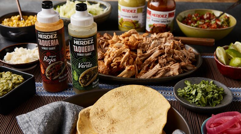 Salsas and refrigerated Mexican entrees. Courtesy of Herdez