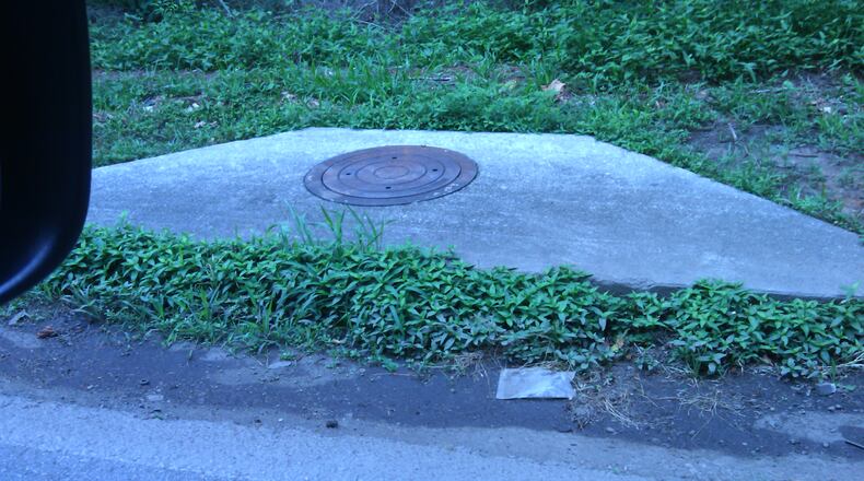 A reader hopes this drain in DeKalb County will soon be cleared. (Photo/Submitted)