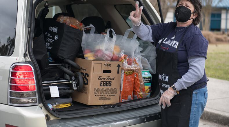 April 9, 22 and 29 are the dates when Powder Springs residents in need can receive free food from Goodr and the city of Powder Springs. (Courtesy of Goodr)