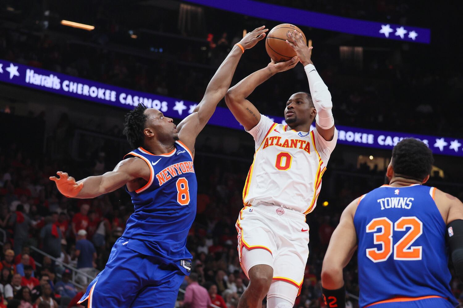 NBA first round playoff game 3 between New York Knicks and Atlanta Hawks