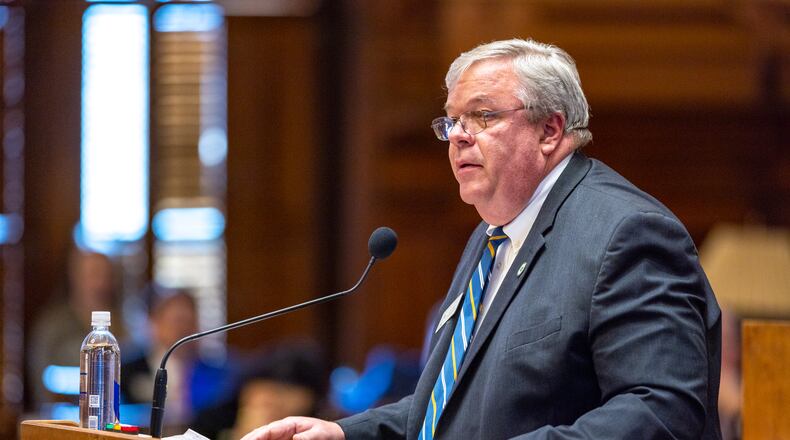 State House Appropriations Chair Matt Hatchett, R-Dublin, said raises that lawmakers have given to state employees in recent years "are moving the needle on state employee recruitment and retention.” (Arvin Temkar / arvin.temkar@ajc.com)