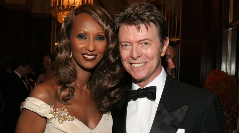 Iman and David Bowie attend The Elie Wiesel Foundation for Humanity Award Dinner Honoring Oprah Winfrey at The Waldorf-Astoria on May 20, 2007 in New York City.