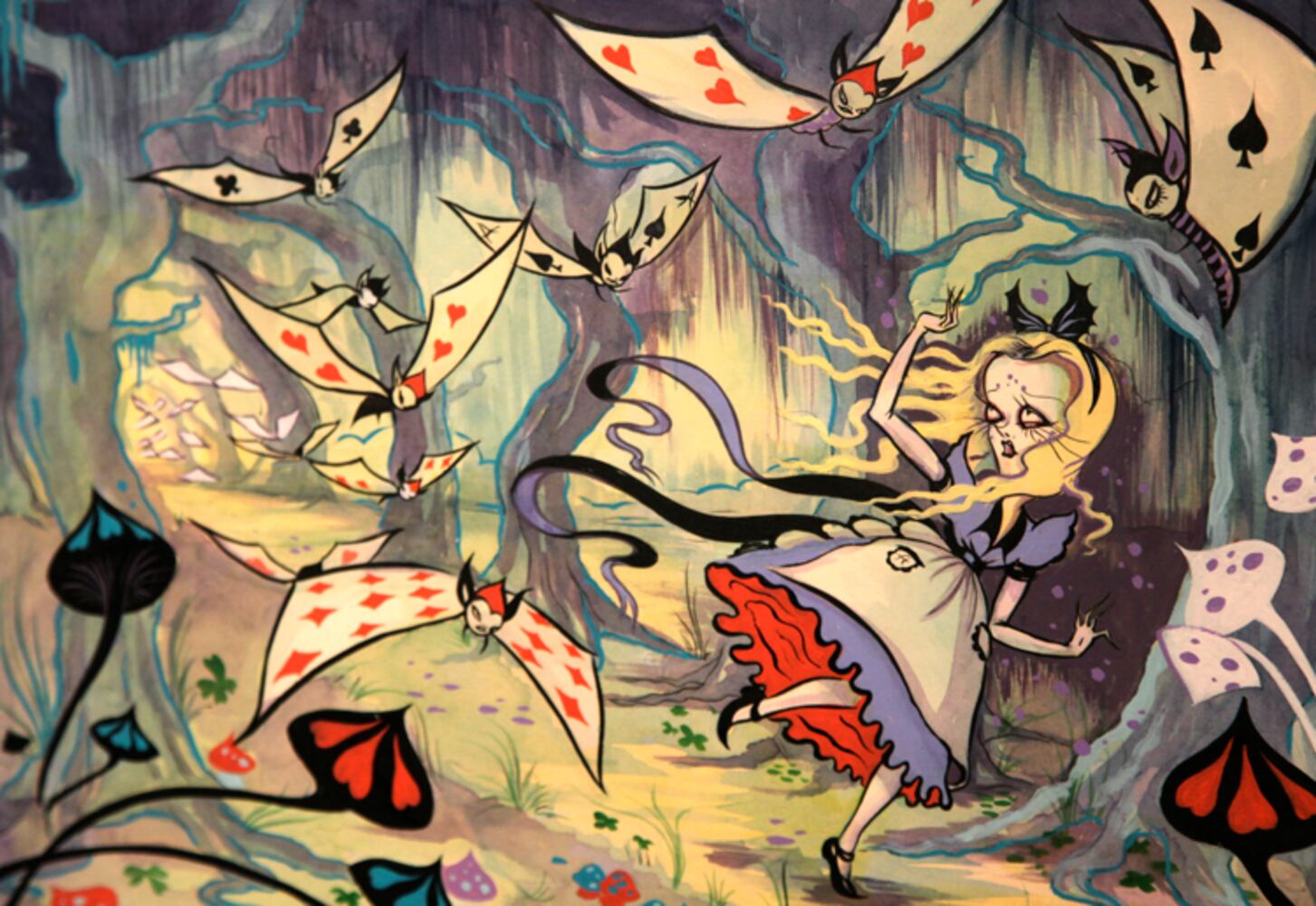Camille Rose Garcia: Down the Rabbit Hole