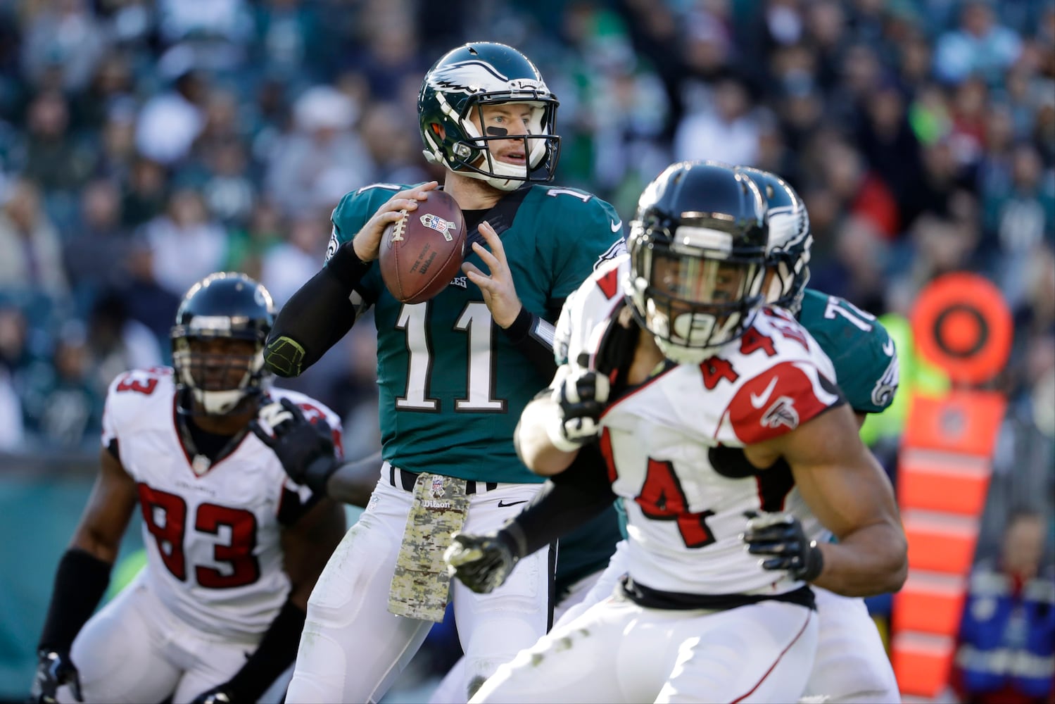 Falcons fall to Eagles