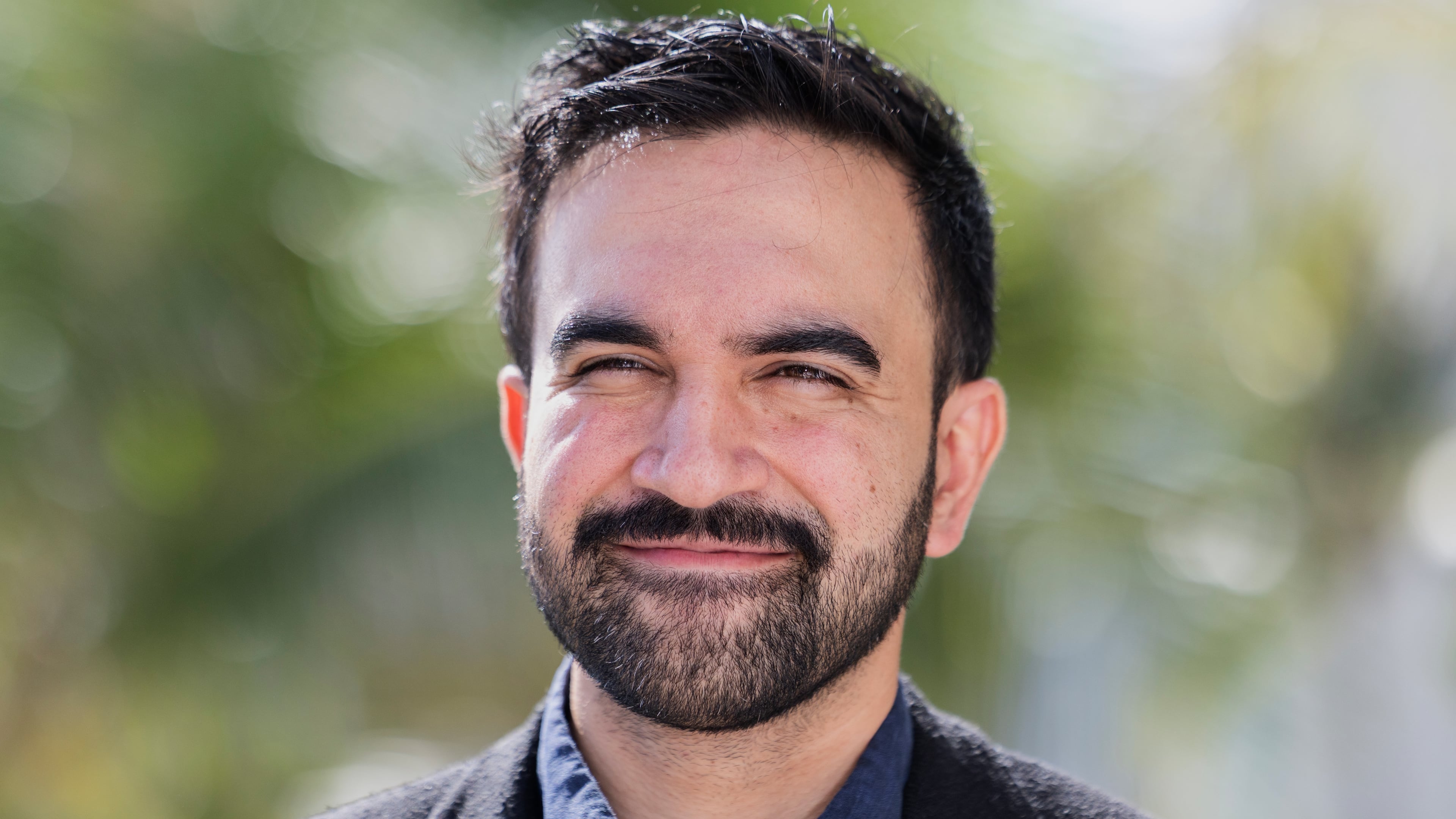 New York City Mayor-elect Zohran Mamdani departs El Hotel Caribe Hilton after attending the SOMOS Puerto Rico conference in San Juan, Puerto Rico, Saturday, Nov. 8, 2025. (AP Photo/Alejandro Granadillo)