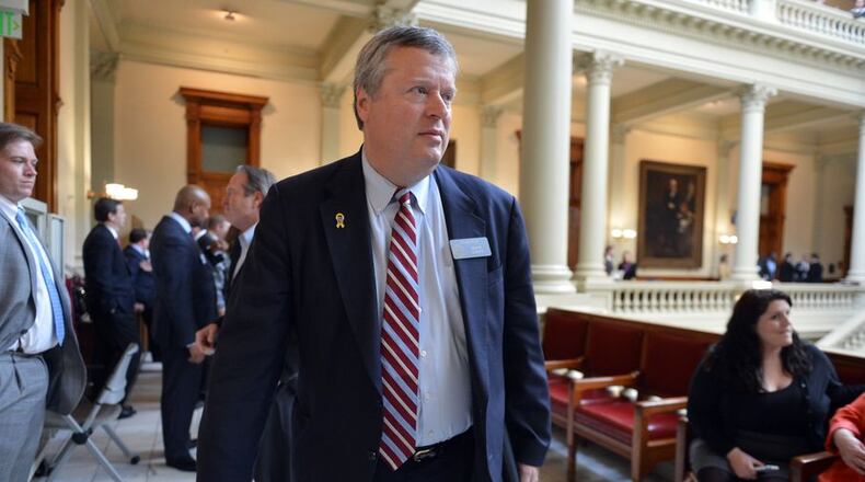 Don Balfour at the State Capitol Monday. Photo by Brant Sanderlin. Don Balfour at the State Capitol Monday. Photo by Brant Sanderlin.