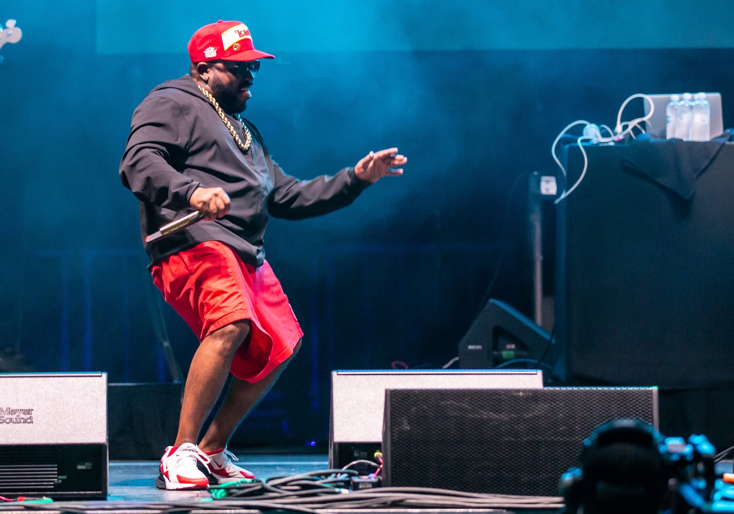 Atlanta rap icon Big Boi played the final show of the "Big Night Out" concert series at Centennial Olympic Park on Oct. 25, 2020.