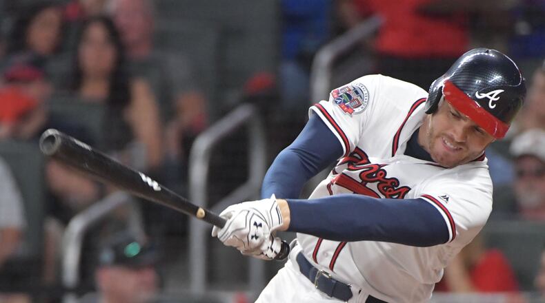 The Braves have a 6-12 record despite Freddie Freeman’s seven home runs and .810 slugging percentage. HYOSUB SHIN / HSHIN@AJC.COM