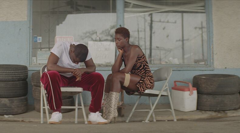 Daniel Kaluuya (left) as Slim and Jodie Turner-Smith as Queen in the film “Queen & Slim.” Universal Pictures/TNS