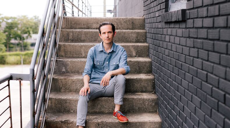 Tom Mullen's latest book is a stand-alone futuristic thriller called "Blind Spots."
(Courtesy of Kate Lamb)