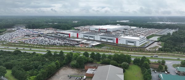 The QTS data center in Fayetteville is one of the largest in the state. (Miguel Martinez/AJC 2025)