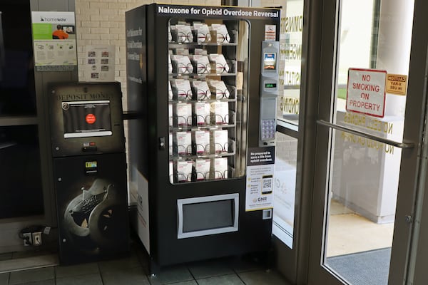 Newton County installed a naloxone vending machine in the county detention center. (Courtesy Newton County Sheriff's Office)