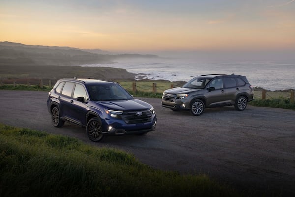Perhaps the most overdue hybrid given Subaru’s earthy reputation, the Forester is one of the more welcome entrants. (Courtesy of Subaru)