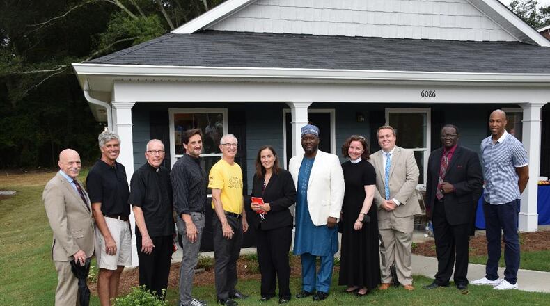 The 21st residence was dedicated on Sept. 19 by Habitat for Humanity of NW Metro Atlanta, based in Smyrna, and the Cobb Interfaith Habitat Coalition. (Courtesy of Habitat for Humanity)